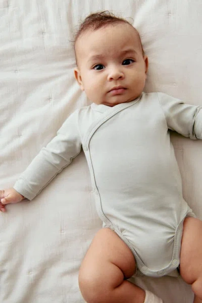H&m 5-pack Wrapover Bodysuits In Multi