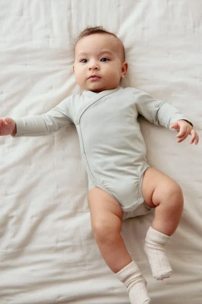 H&m 5-pack Wrapover Bodysuits In Multi