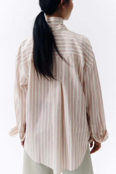 H&m Oversized Lyocell-blend Shirt In Multi