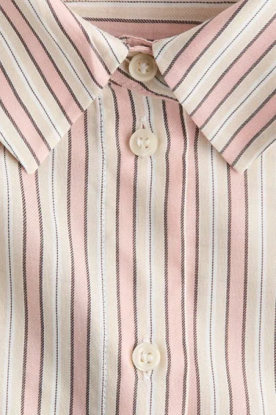 H&m Oversized Lyocell-blend Shirt In Multi