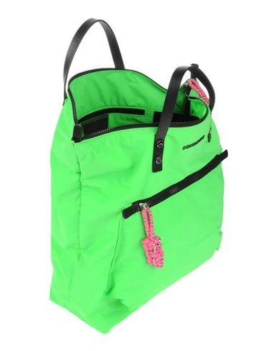 Shop Dsquared2 Handbags In Acid Green