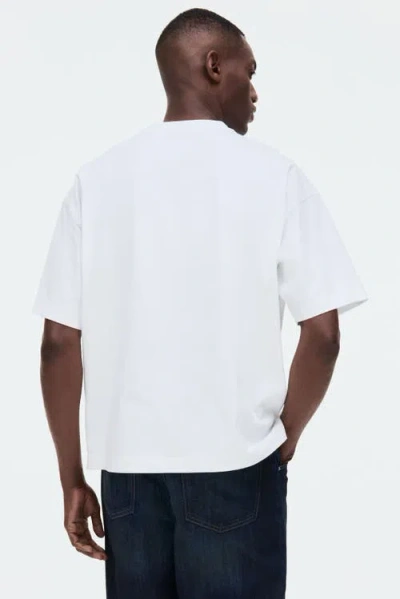 H&m Oversized Fit T-shirt In White