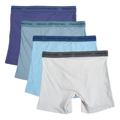 French Connection Assorted Organic Cotton Boxer Brief 4-pack In Multi