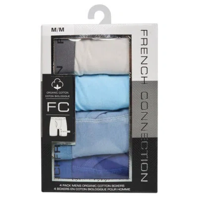 French Connection Assorted Organic Cotton Boxer Brief 4-pack In Multi