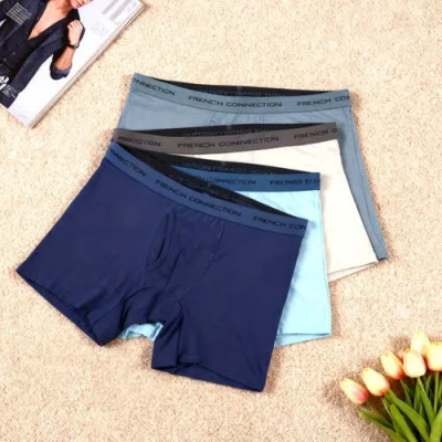 French Connection Assorted Organic Cotton Boxer Brief 4-pack In Multi