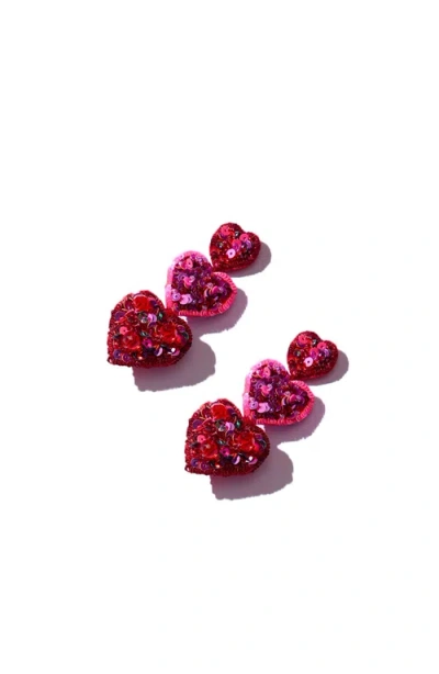 Simitri Dil Earrings In Pink