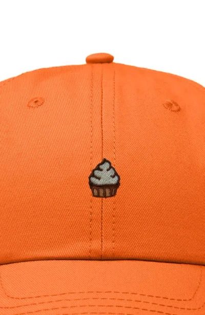 Dalix Cupcake Dad Cap In Orange