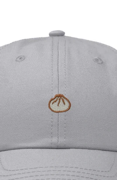 Dalix Dumpling Dad Cap In Gray