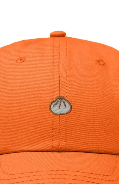 Dalix Dumpling Dad Cap In Orange