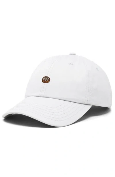 Dalix Cinnamon Roll Dad Cap In White