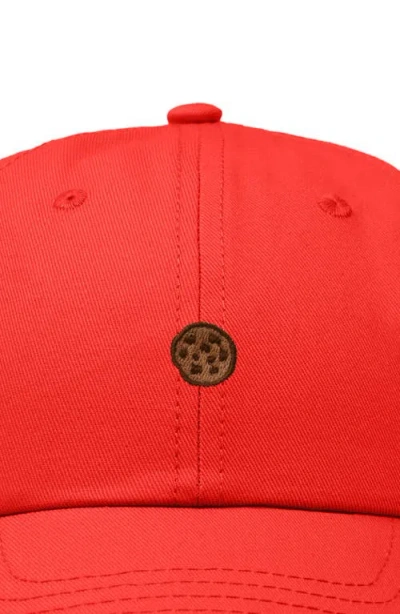 Dalix Cookie Dad Cap In Red