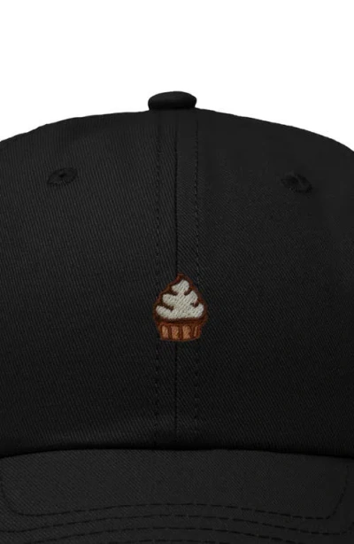 Dalix Cupcake Dad Cap In Black