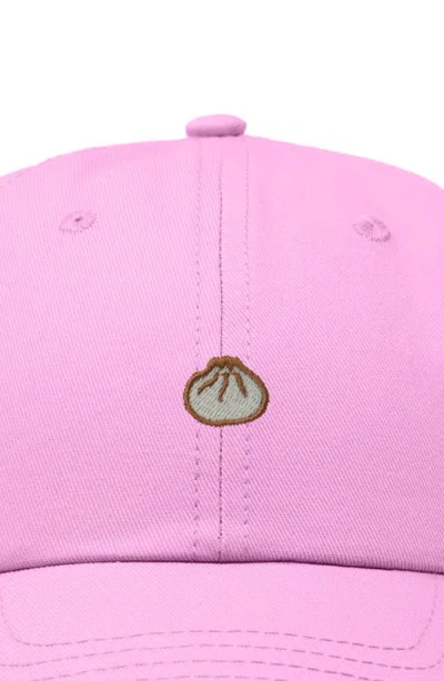 Dalix Dumpling Dad Cap In Pink