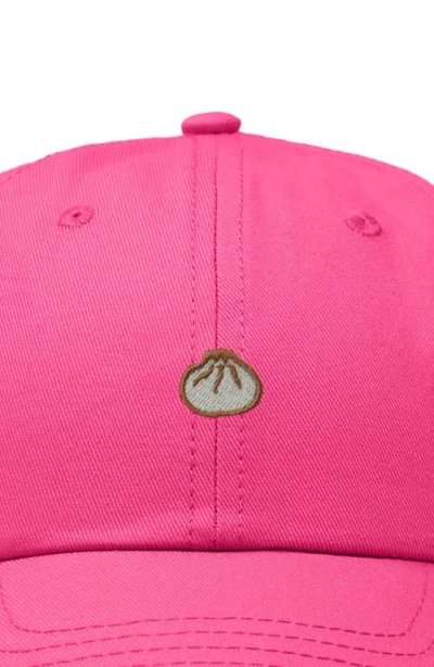 Dalix Dumpling Dad Cap In Pink