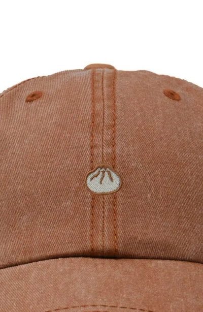 Dalix Dumpling Dad Cap In Orange