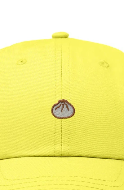 Dalix Dumpling Dad Cap In Yellow