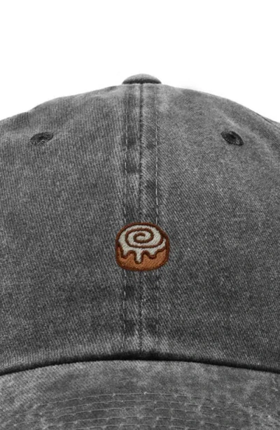 Dalix Cinnamon Roll Dad Cap In Black