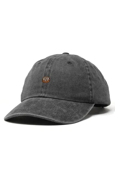 Dalix Cinnamon Roll Dad Cap In Black