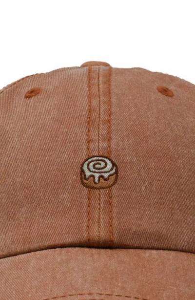 Dalix Cinnamon Roll Dad Cap In Orange