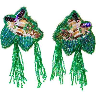 Simitri Enchanted Earrings In Green