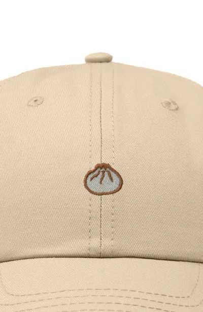 Dalix Dumpling Dad Cap In Brown