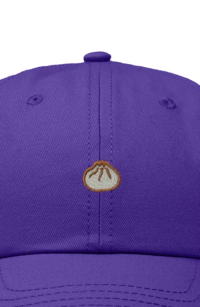 Dalix Dumpling Dad Cap In Purple