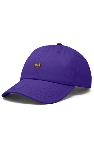 Dalix Cinnamon Roll Dad Cap In Purple