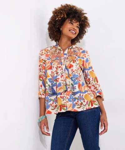 Joe Browns Boho Embroidered Blouse In Multi