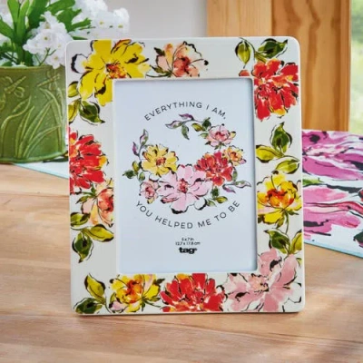 Tag In Bloom Photo Frame 5x7 Multi Earthenware Spring In Multi