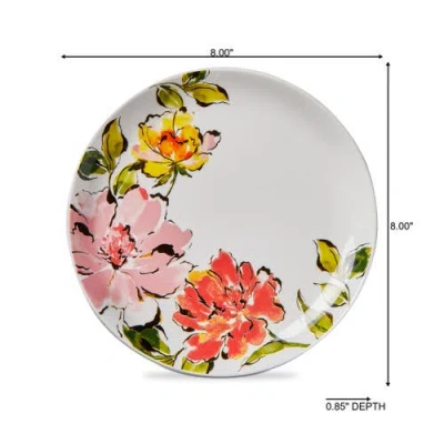 Tag In Bloom Appetizer Plate Multi Earthenware Spring In Multi