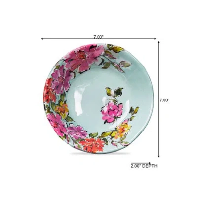 Tag In Bloom Melamine Bowl Multi Melamine Spring In Multi