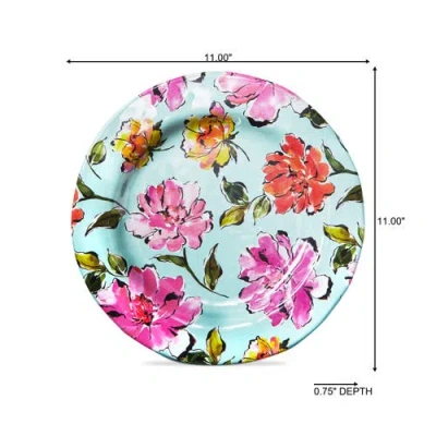 Tag In Bloom Melamine Dinner Plate Multi Melamine Spring In Multi