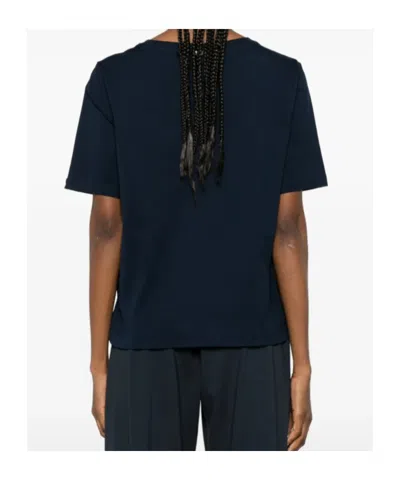Herno Cotton Round-neck T-shirt In Blue