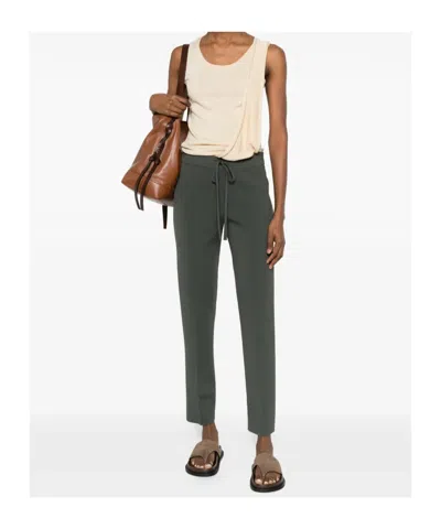Twinset Drawstring Track Pants In Gray