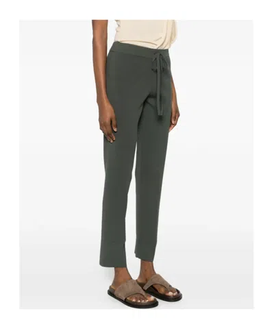 Twinset Drawstring Track Pants In Gray
