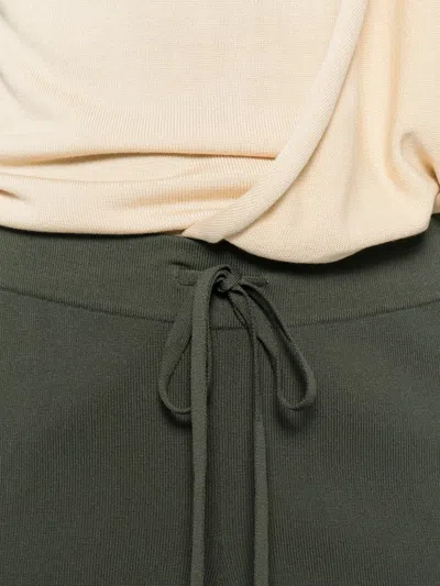 Twinset Drawstring Track Pants In Gray