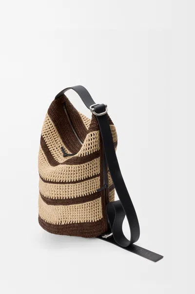 Loewe Loop Bucket Bag In Brown