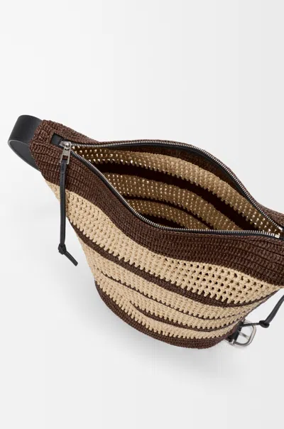 Loewe Loop Bucket Bag In Brown