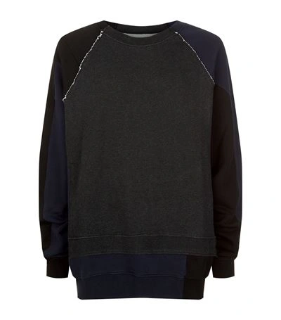 Shop Maison Margiela Re-edition Contrast Seams Sweatshirt