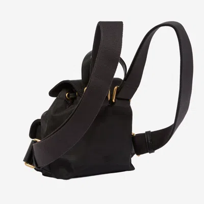 Pinko Nylon Backpack With Gold-colored Metal Details In Yellow