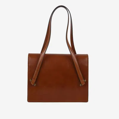Versace Severine Leather Shoulder Bag In Pattern
