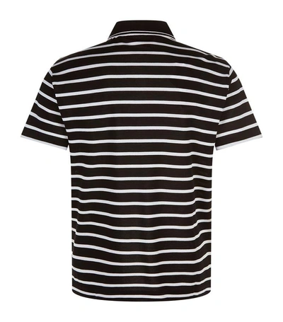 Shop Mcq By Alexander Mcqueen Swallow Stripe Polo Shirt