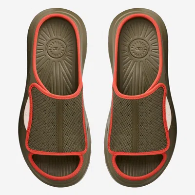 Ugg Peakmod Rubber Sandals With Technical Mesh In Brown