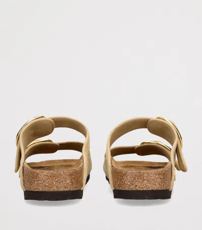 Birkenstock Arizona Big Buckle Natural – Woven Textile Sandal In Neutral