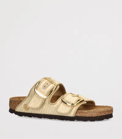 Birkenstock Arizona Big Buckle Natural – Woven Textile Sandal In Neutral