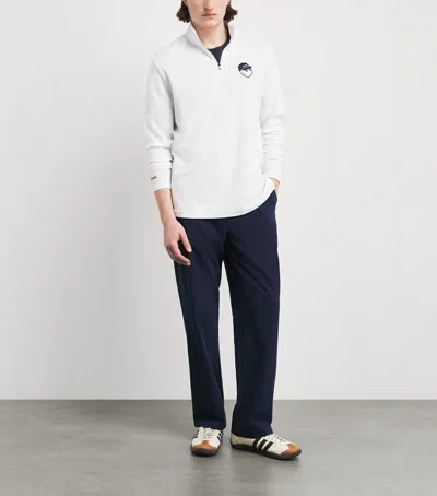Malbon Golf Flyer Mid Layer In White