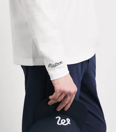 Malbon Golf Flyer Mid Layer In White
