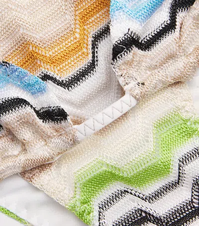 Missoni Zigzag Triangle Bikini In Multi