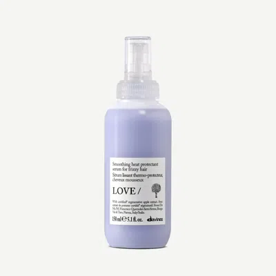 Davines Love Smoothing Serum Essential Haircare In Transparent