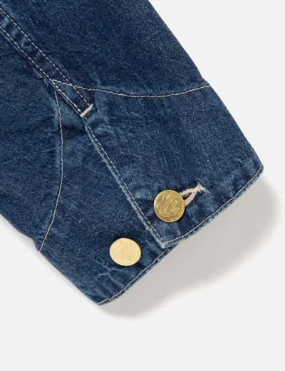 Human Made Long Sleeve Denim Jacket In Blue